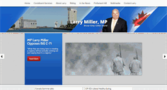 Desktop Screenshot of larrymiller.ca