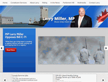 Tablet Screenshot of larrymiller.ca